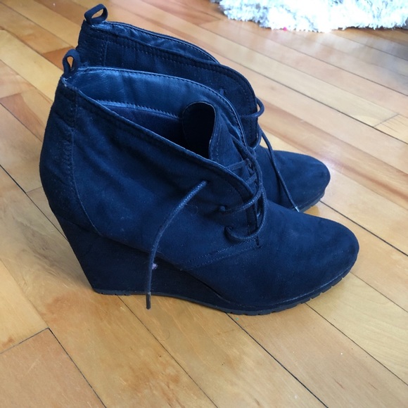 Navy wedges - Picture 3 of 4